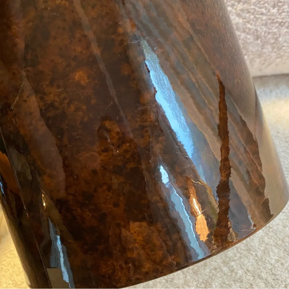 Vintage Georges Briard Mid-Century Modern Tortoise Shell Ice Bucket